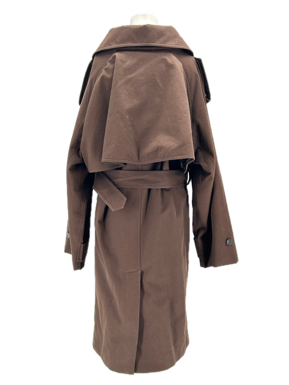 Trench-coat marron