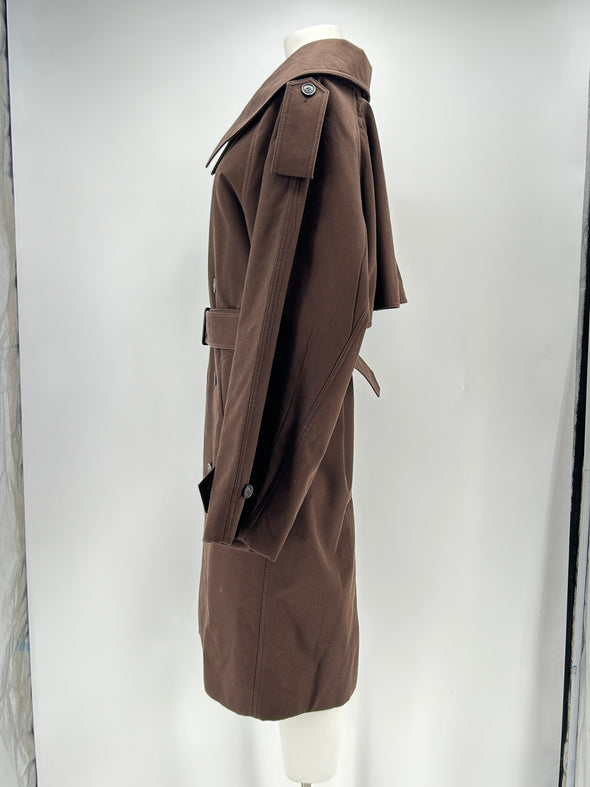 Trench-coat marron