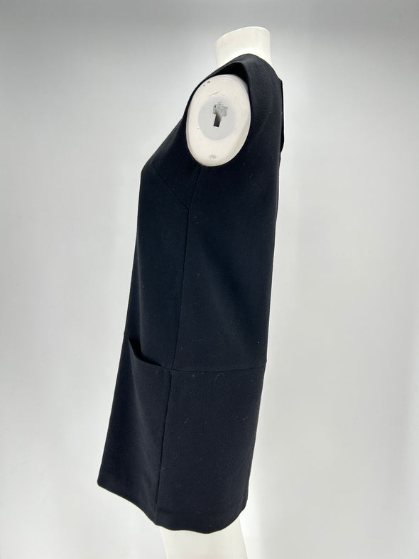 Robe en laine noire