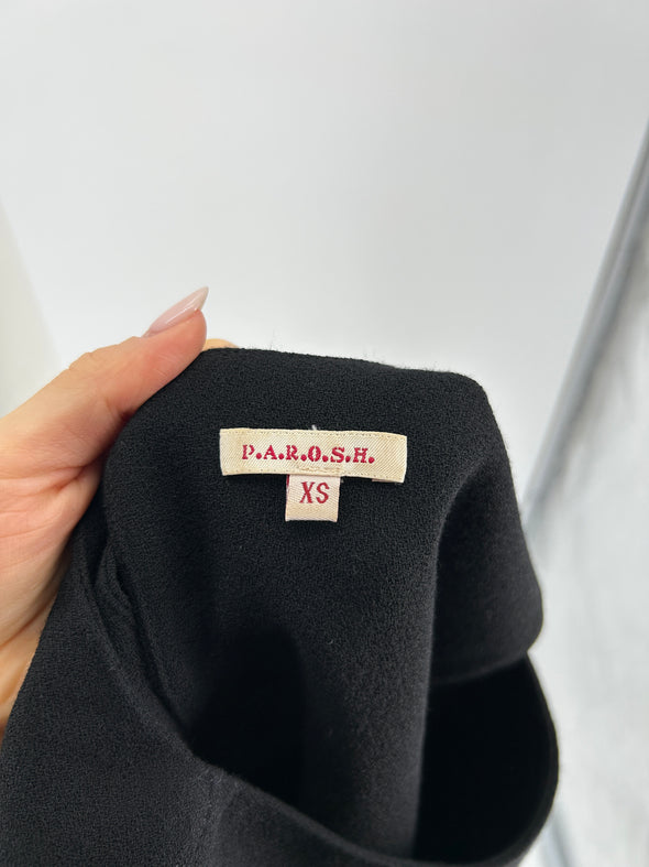 Robe en laine noire