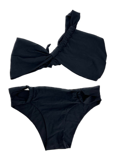 Maillot de bain noir asymétrique