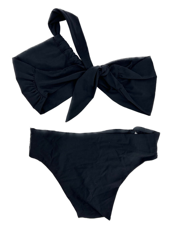 Maillot de bain noir asymétrique