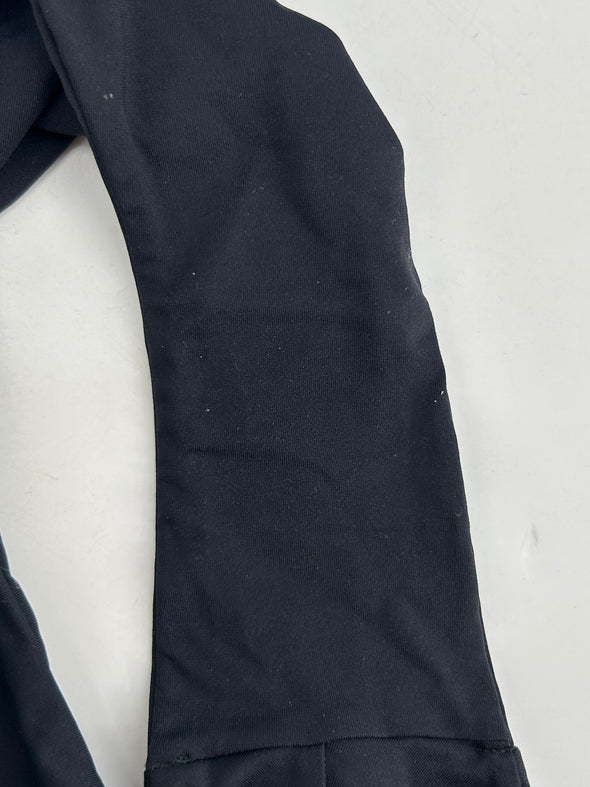 Maillot noir une pièce asymétrique