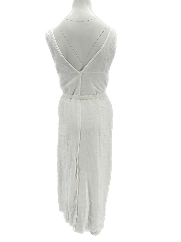 Robe en lin blanche