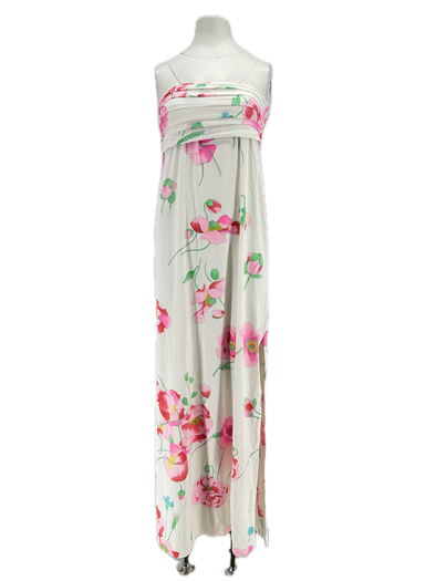 Robe bustier à imprimé