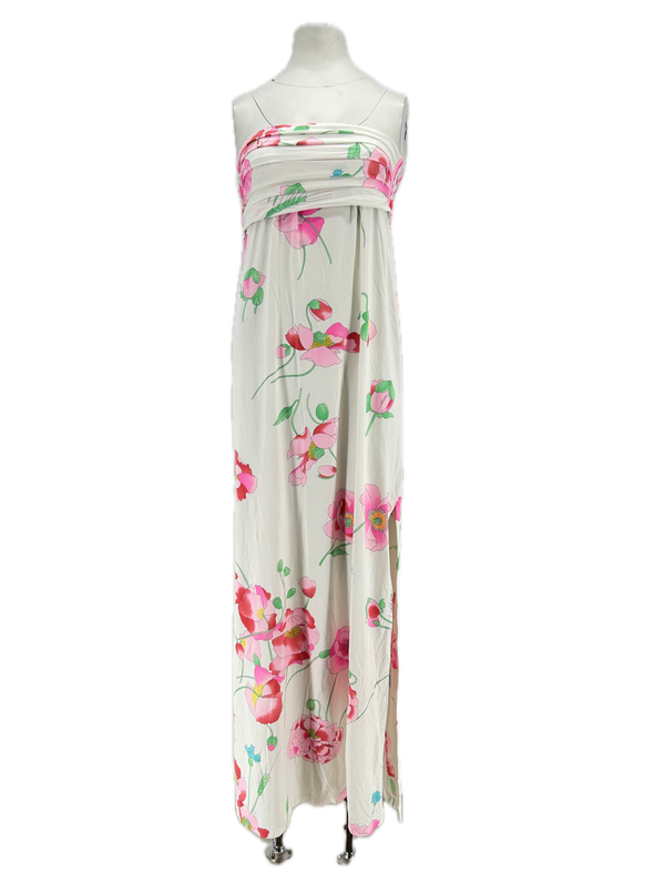 Robe bustier à imprimé