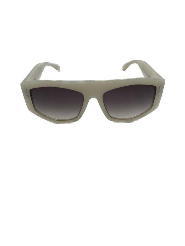 Lunettes de soleil blanches