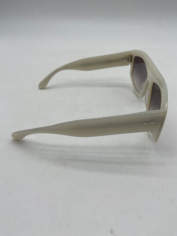 Lunettes de soleil blanches