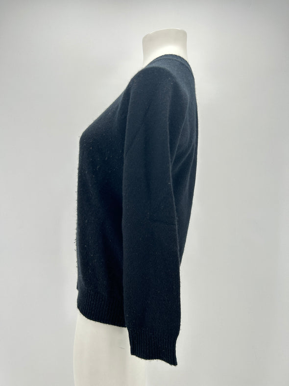 Pull en cachemire noir