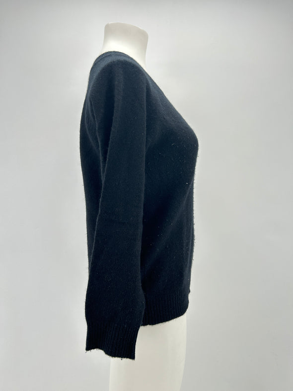 Pull en cachemire noir