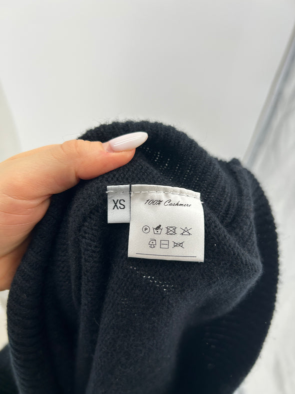 Pull en cachemire noir