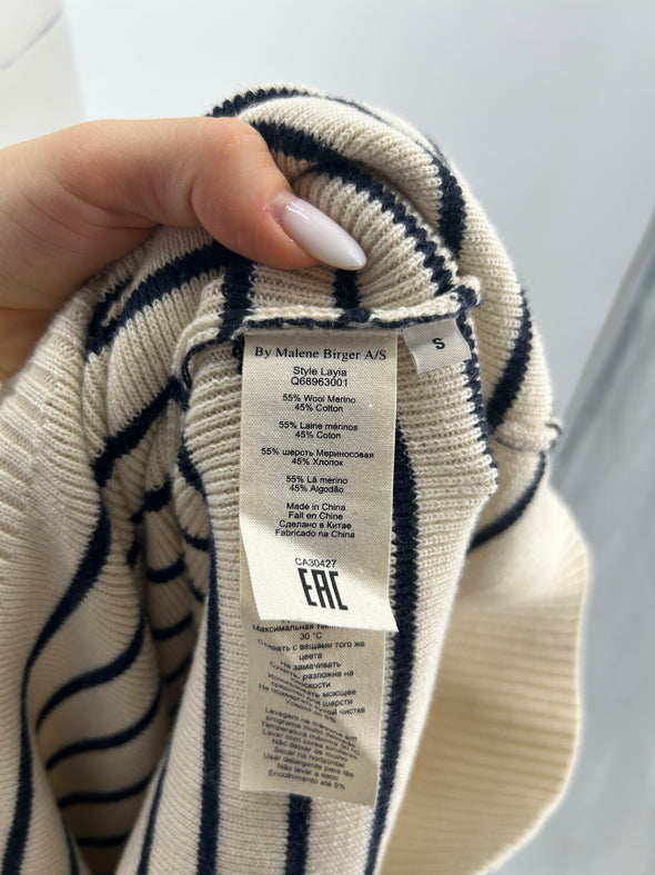 Pull marinière en laine