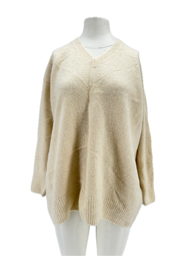 Pull en mélange de cachemire et soie