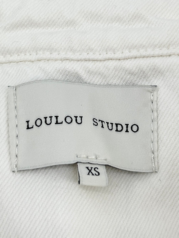 Combinaison blanche en jean "Panay"