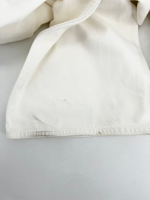 Combinaison blanche en jean "Panay"