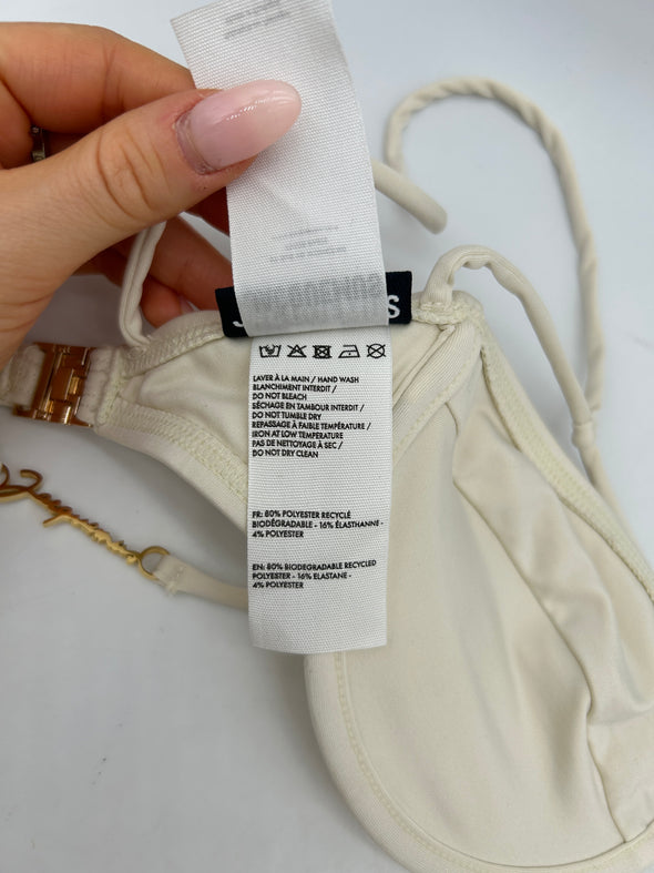 Maillot de bain deux pièces beige