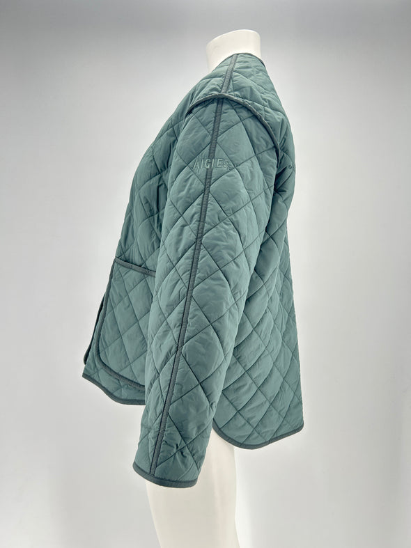 Veste matelassée verte