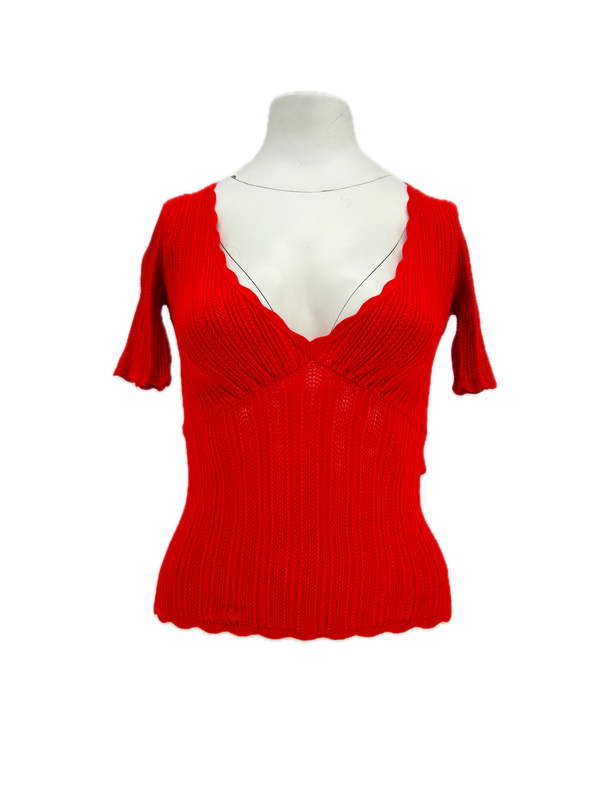 Top rouge "Cloe"
