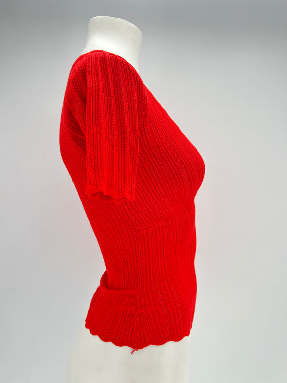 Top rouge "Cloe"