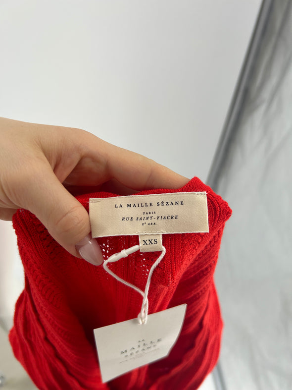Top rouge "Cloe"
