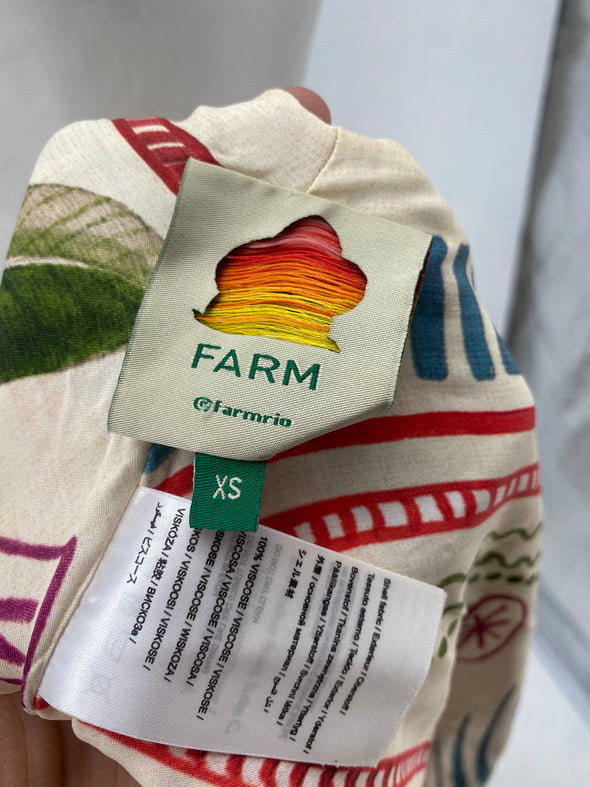 Top imprimé à nouer