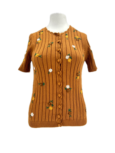 Cardigan camel
