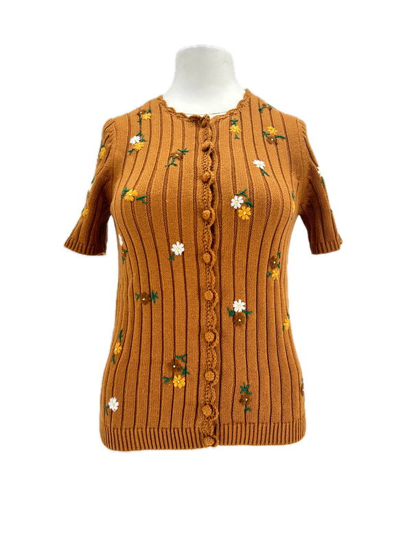 Cardigan camel