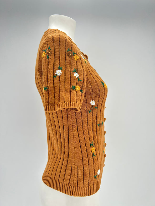 Cardigan camel