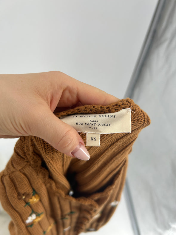Cardigan camel