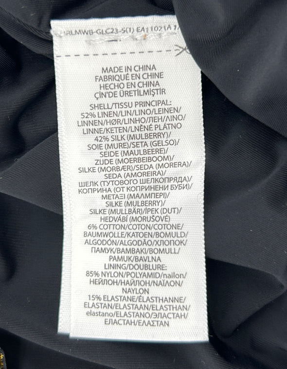 Jupe noire à motifs géométriques