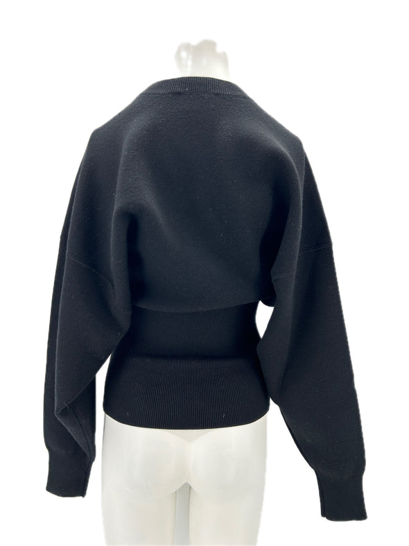Pull en laine noir