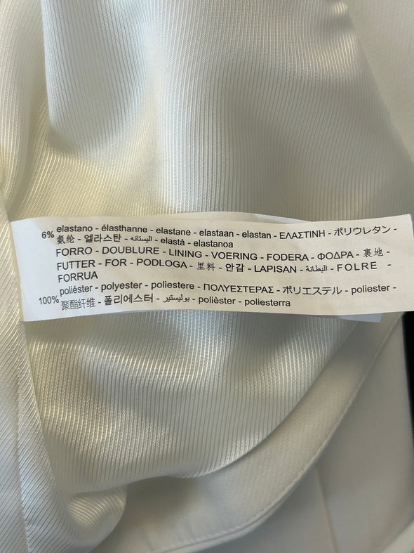 Blazer court blanc
