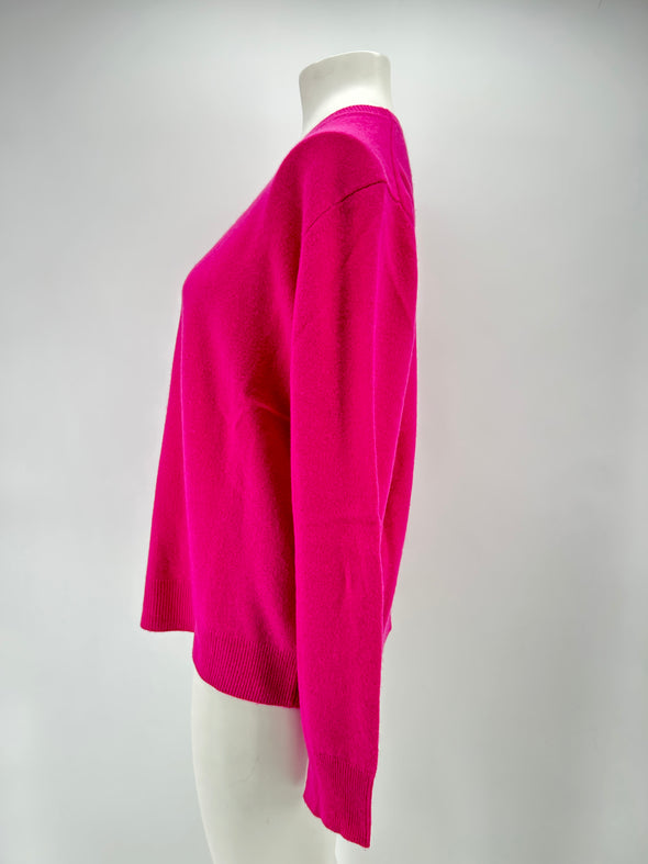 Pull en cachemire rose