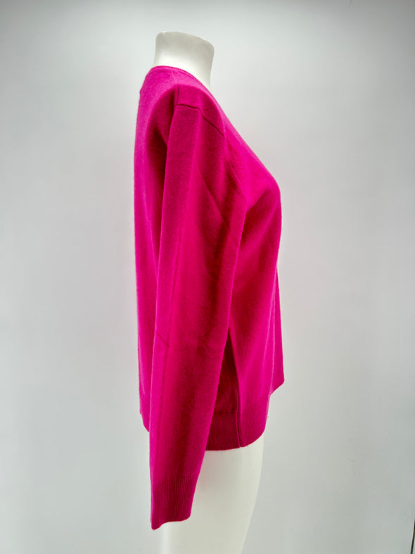Pull en cachemire rose