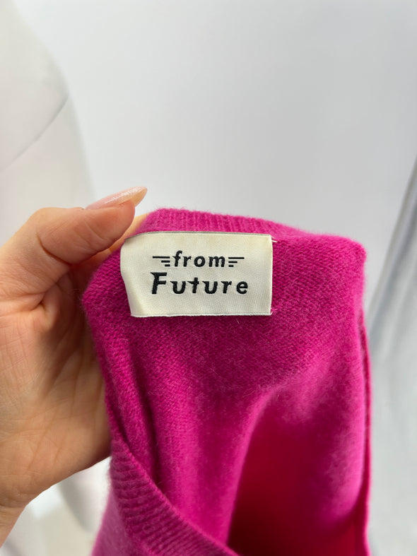 Pull en cachemire rose
