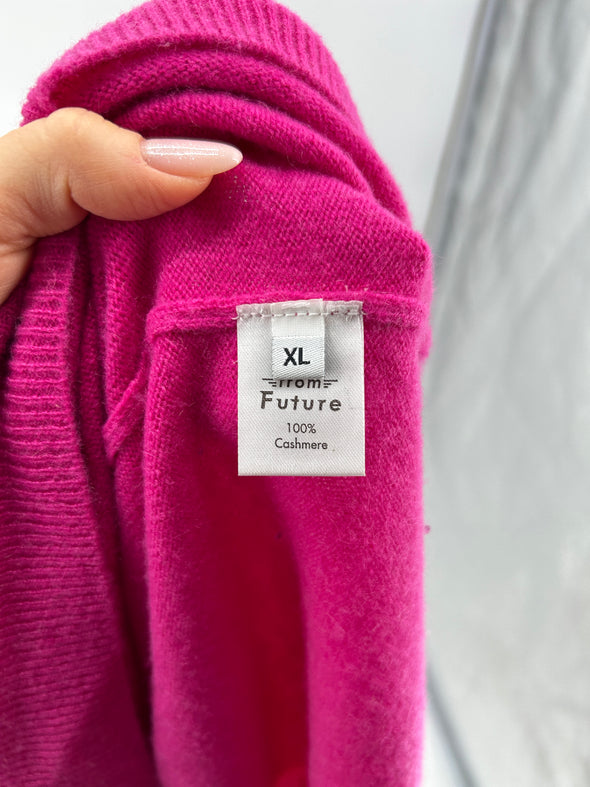 Pull en cachemire rose
