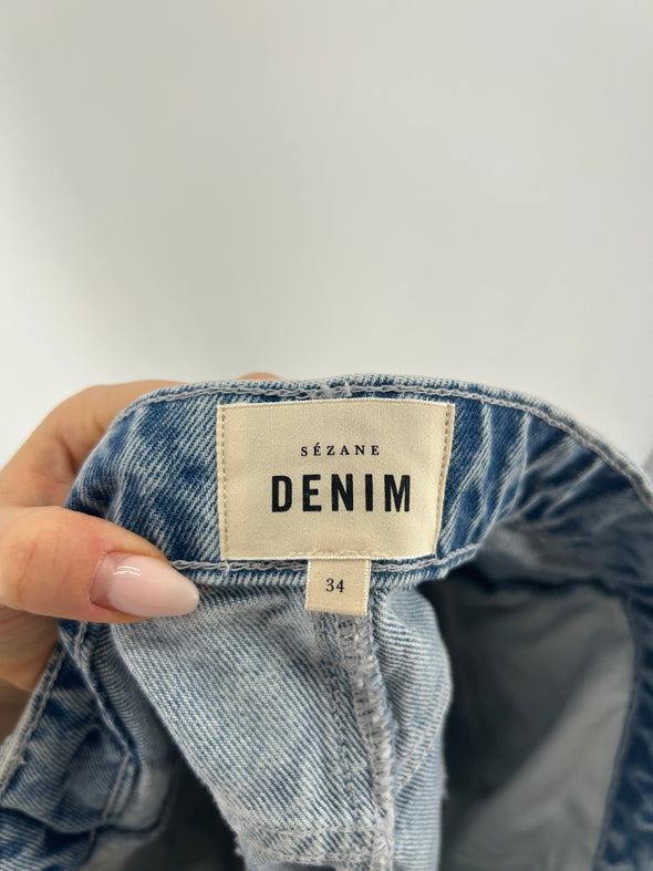 Short en denim