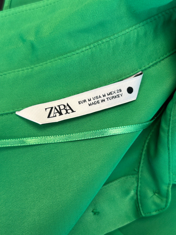 Chemise verte à manches courtes