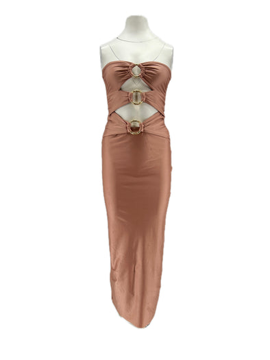 Robe bustier rose