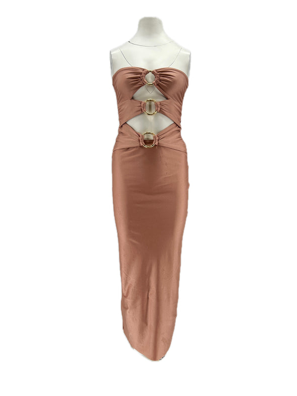 Robe bustier rose