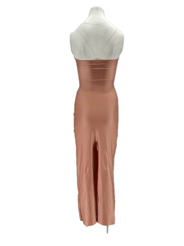 Robe bustier rose