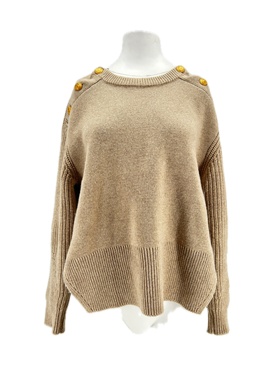 Pull en laine marron