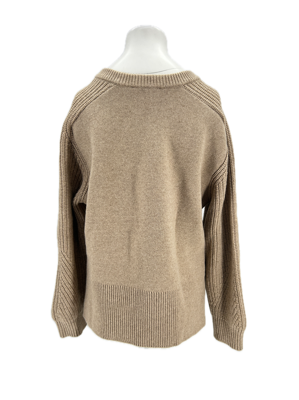 Pull en laine marron