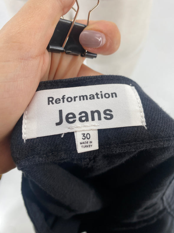 Jupe noire en jean