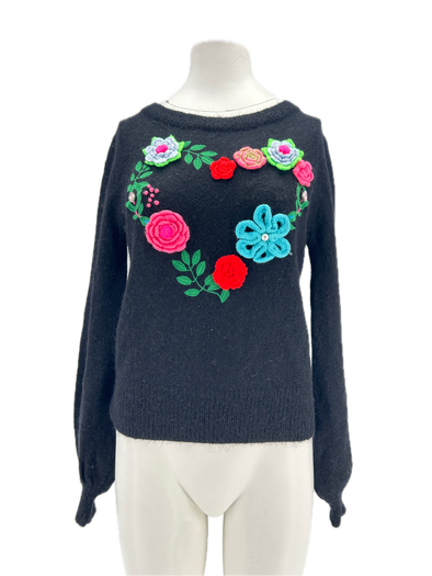 Pull en laine noir