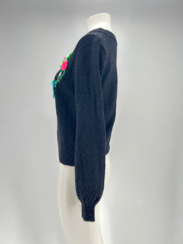 Pull en laine noir
