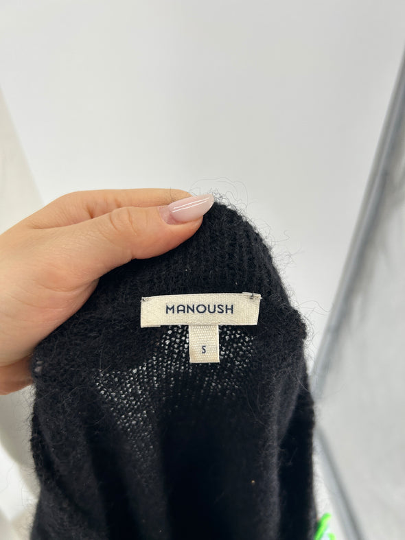 Pull en laine noir