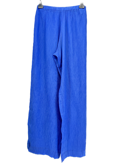 Pantalon fluide bleu