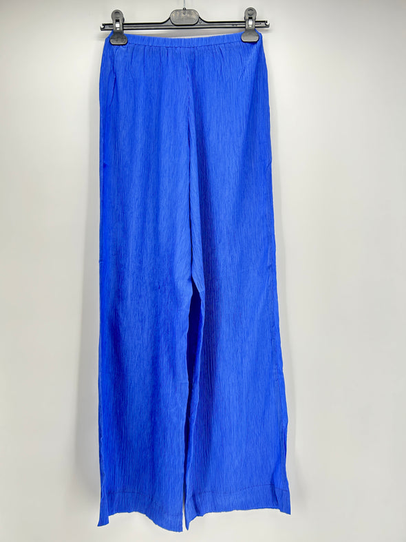 Pantalon fluide bleu