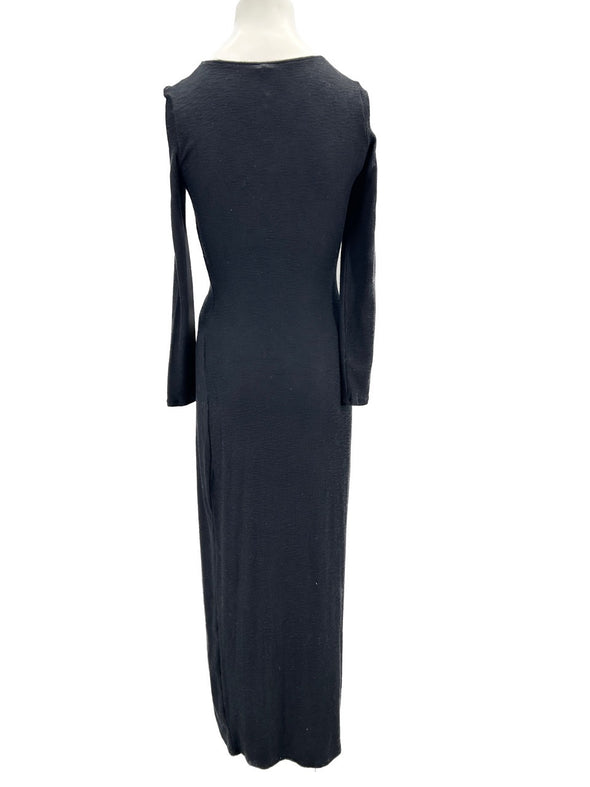 Robe longue noire